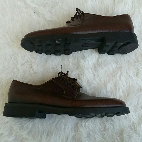 Salvatore Ferragamo Other - Ferragamo Brown Leather Lace Up Dress Shoes 11 D